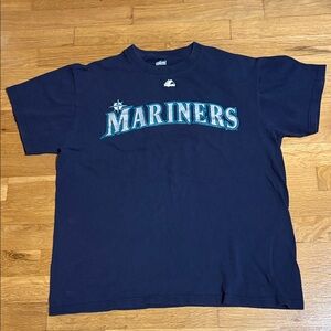 Youth size Seattle Mariners Navy Blue T-Shirt